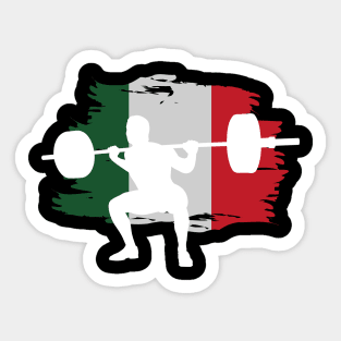 Italian Squats - Powerlifting Sticker